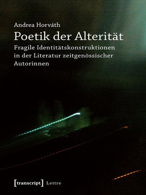 cover image of Poetik der Alterität